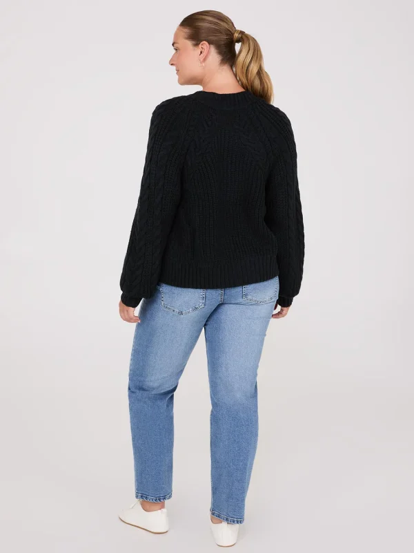 V-Neck Multi Cable Cardigan - Image 13
