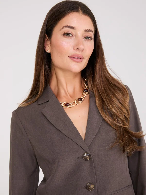 Short 3-Button Blazer - Image 4