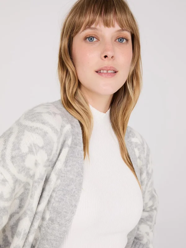 Jacquard Drop Shoulder Duster - Image 3