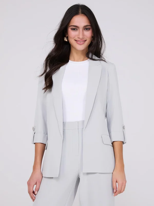 3/4 Sleeve Open Blazer - Image 14