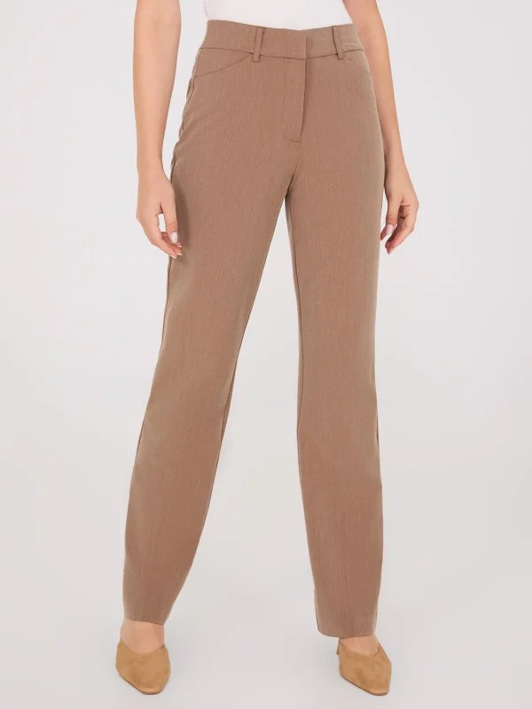 Straight Leg Long Length Slant Pocket Pants - Image 12