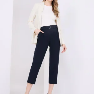 Belted Classic Rise Pull-On Pants