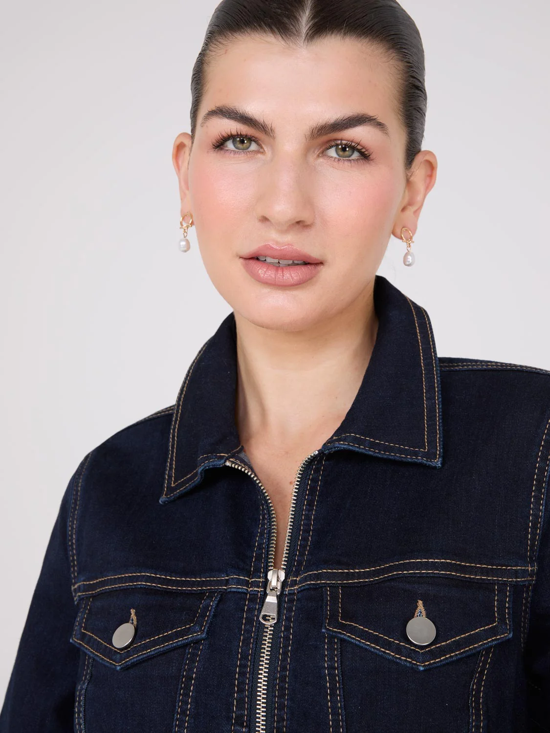 Waisted Denim Jacket - Image 4