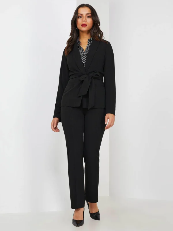 High Rise Crepe Pull-On Pants - Image 3