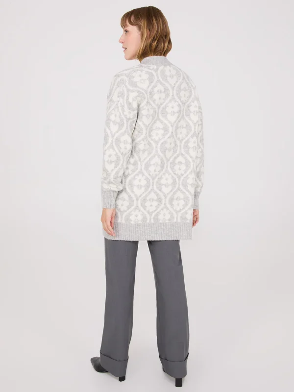 Jacquard Drop Shoulder Duster - Image 4