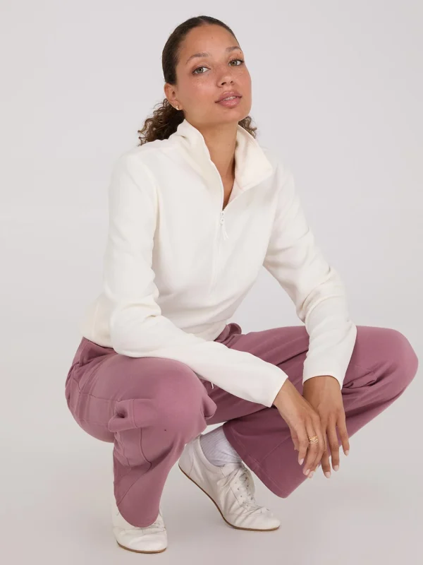 Half-Zip Polar Fleece Top