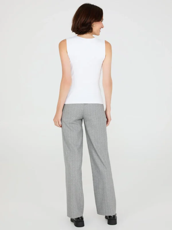 Rounded V-Neck Jersey Tank Top - Image 4