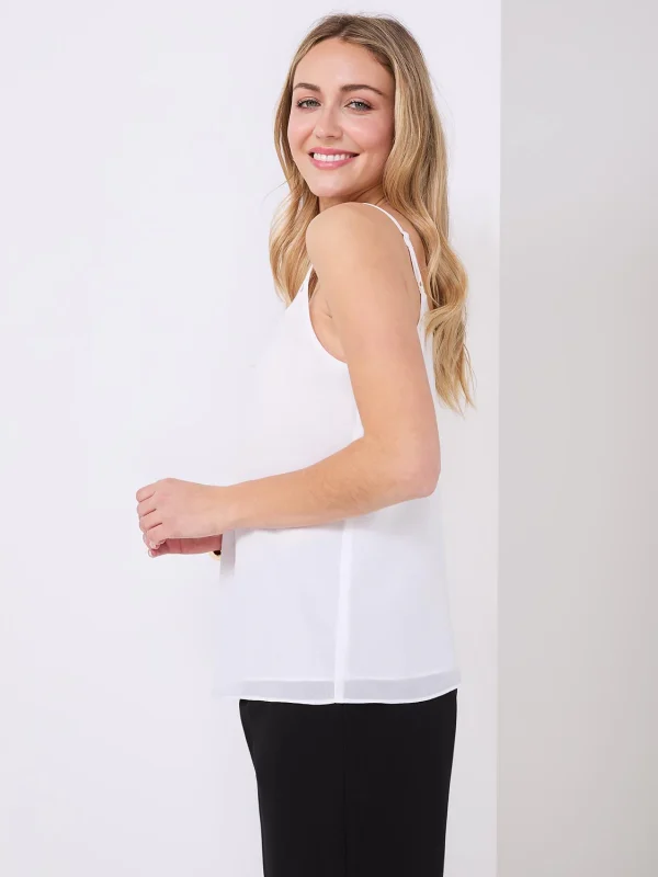 Mesh V-Neck Tank Top - Image 5