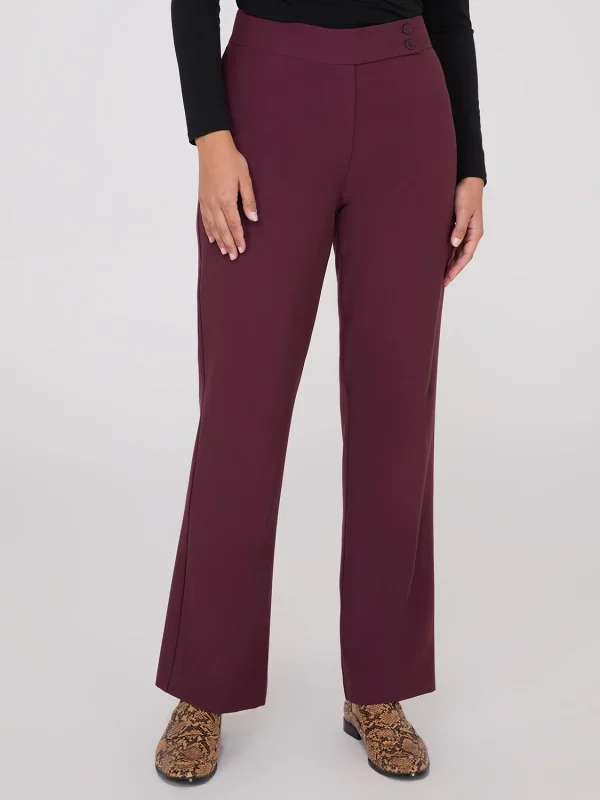 Mid-Rise Long Length Bootcut Pants - Image 2