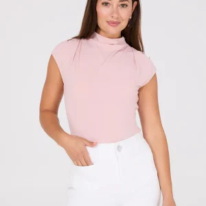 Extended Sleeve Funnel Neck Top