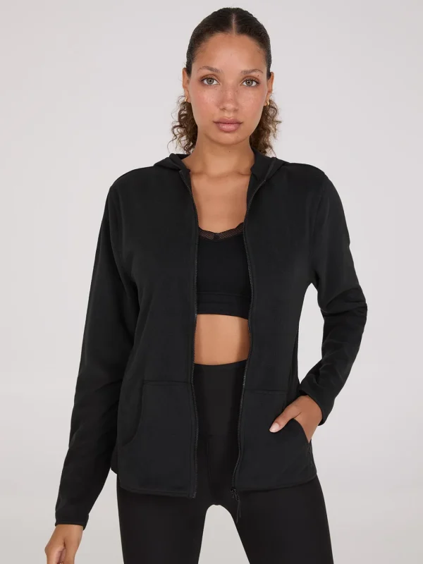 Full-Zip Polar Fleece Hoodie