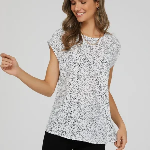 Round Neck Dolman Sleeve Top