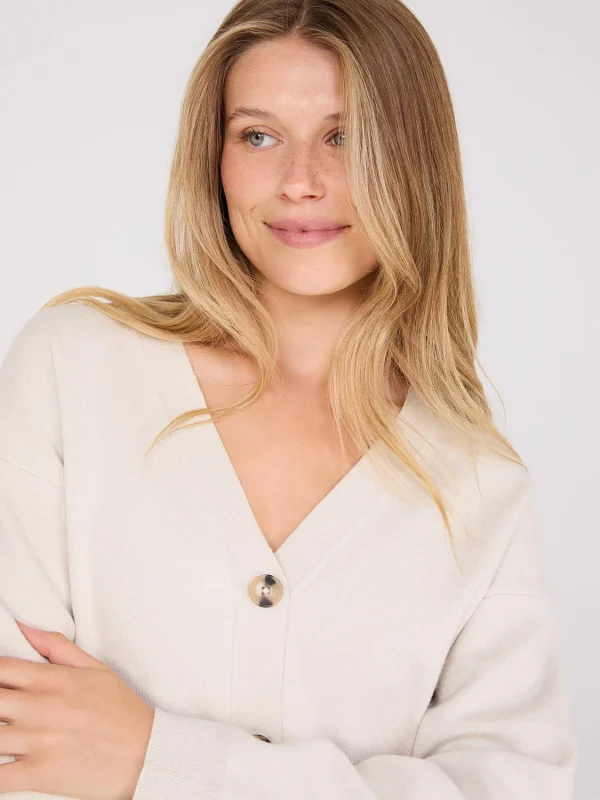 V-Neck Knit Cardigan - Image 8