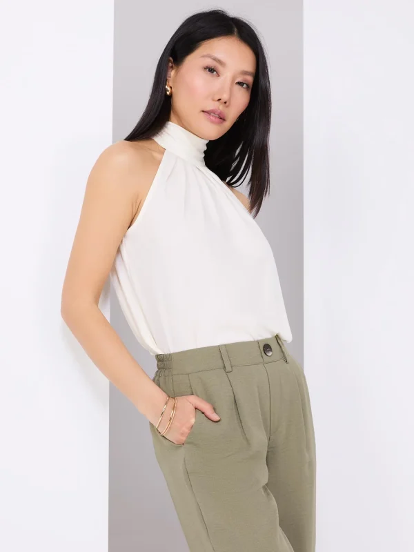 Mock Neck Halter Top - Image 3