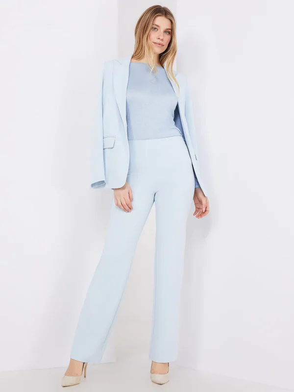 Textured Straight Leg Pull-On Pants - Image 7
