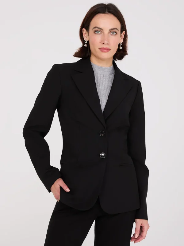 Notch Collar 2-Button Blazer - Image 5