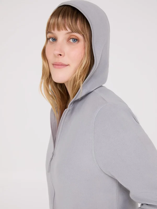 Full-Zip Polar Fleece Hoodie - Image 7