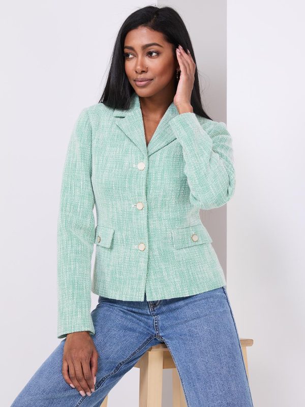 3-Button Boucle Blazer - Image 4