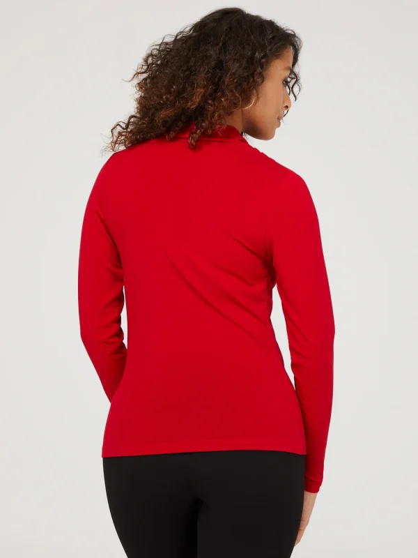 Cowl Neck Top With Pleat Details - Image 6