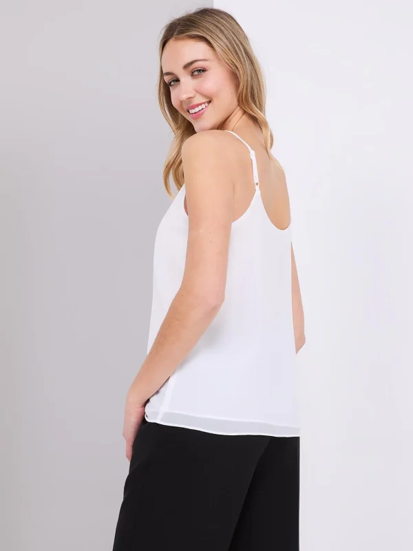 Mesh V-Neck Tank Top - Image 6