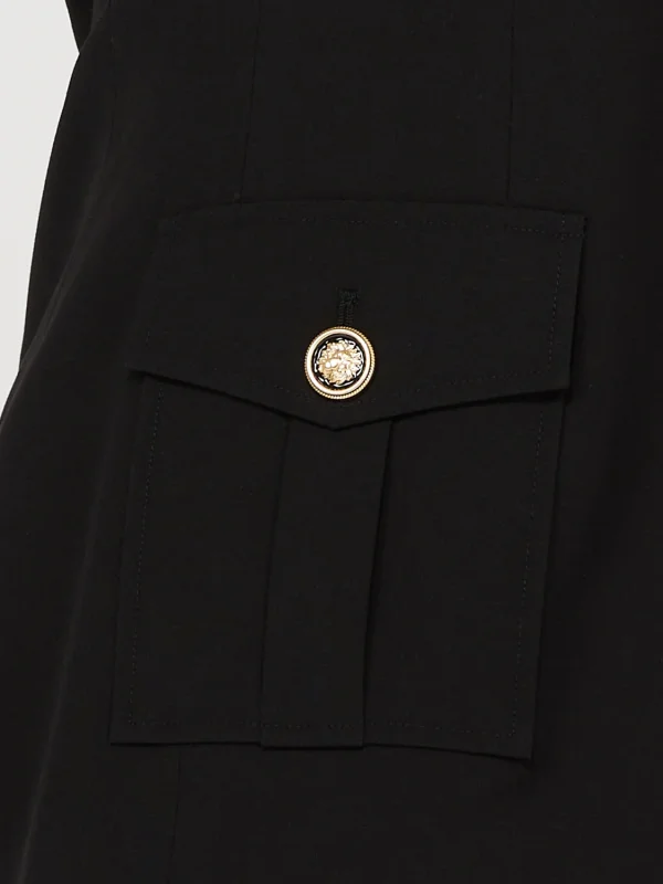 One-Button Blazer With Cargo Pockets - Image 6