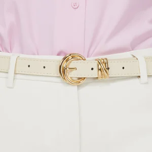 Gold Circle Buckle Belt