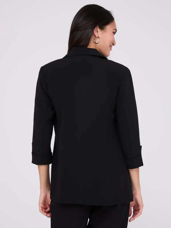 3/4 Sleeve Open Blazer - Image 11