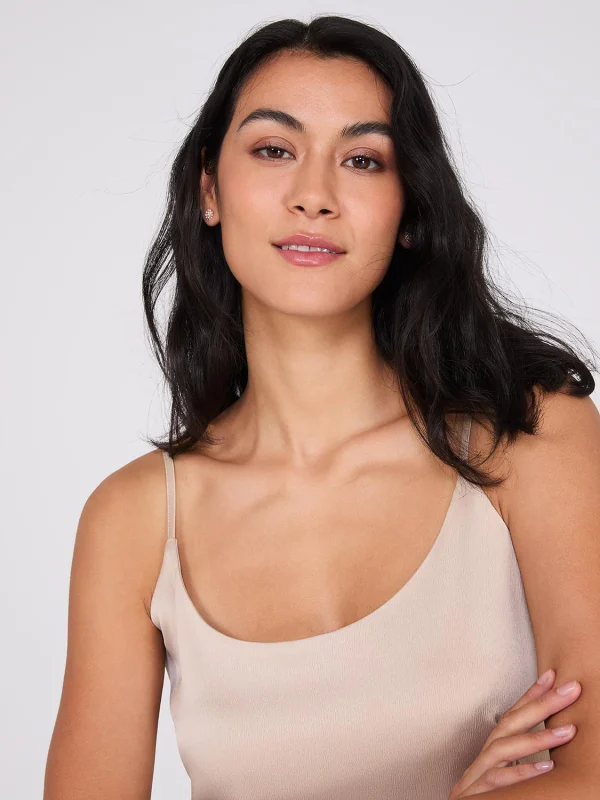 Satin Scoop Neck Tank Top - Image 6