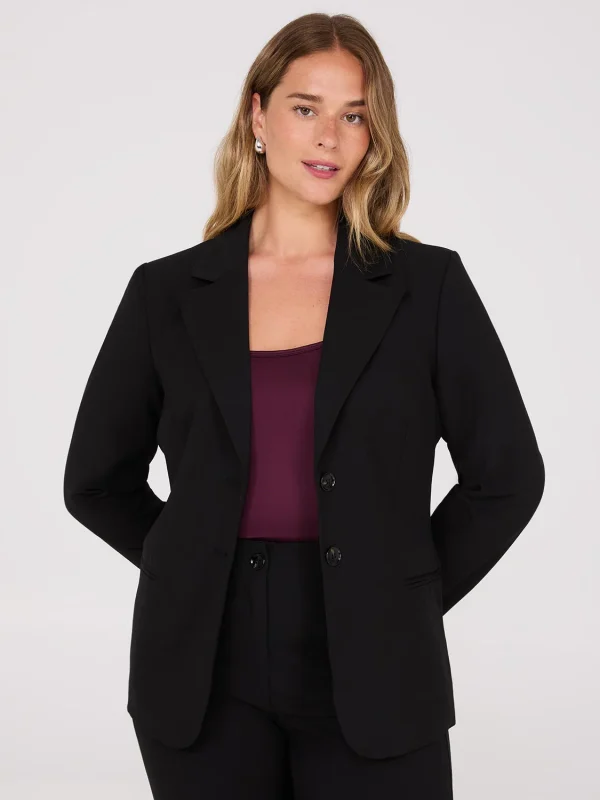 Notch Collar 2-Button Blazer - Image 2