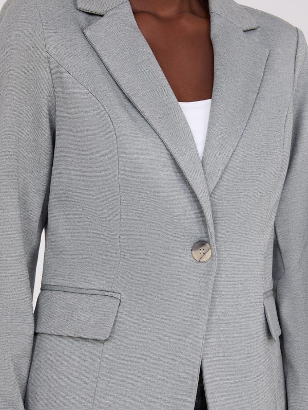 Short 1-Button Blazer - Image 11