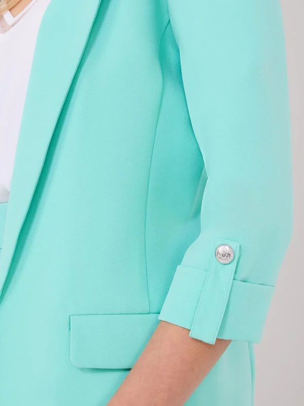 3/4 Sleeve Open Blazer - Image 22