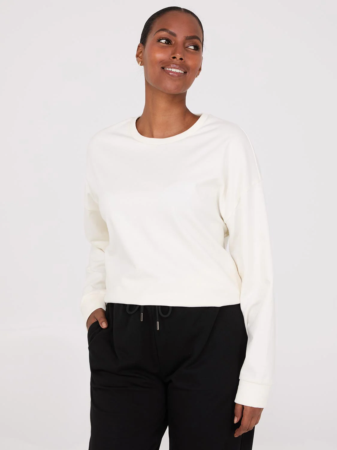 Loose Fit Fleece Sweatshirt - Image 2
