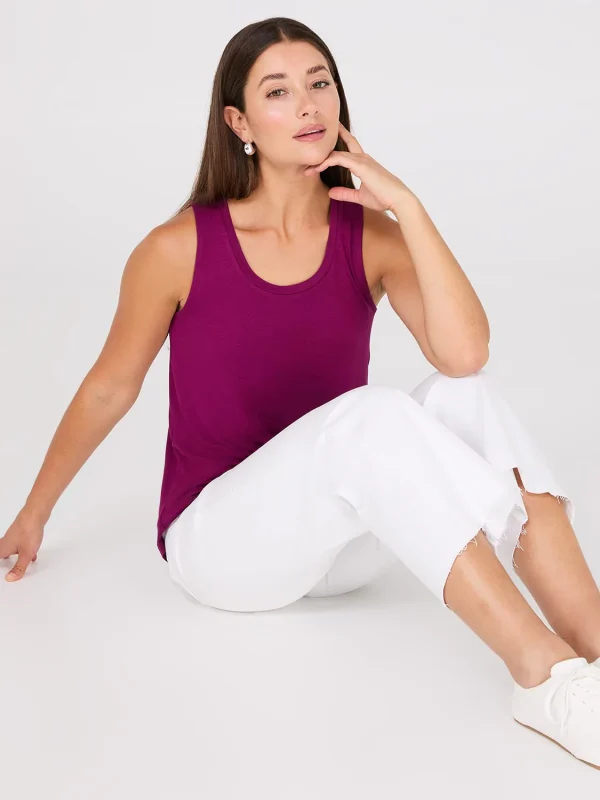Scoop Neck Swing Tank Top - Image 7