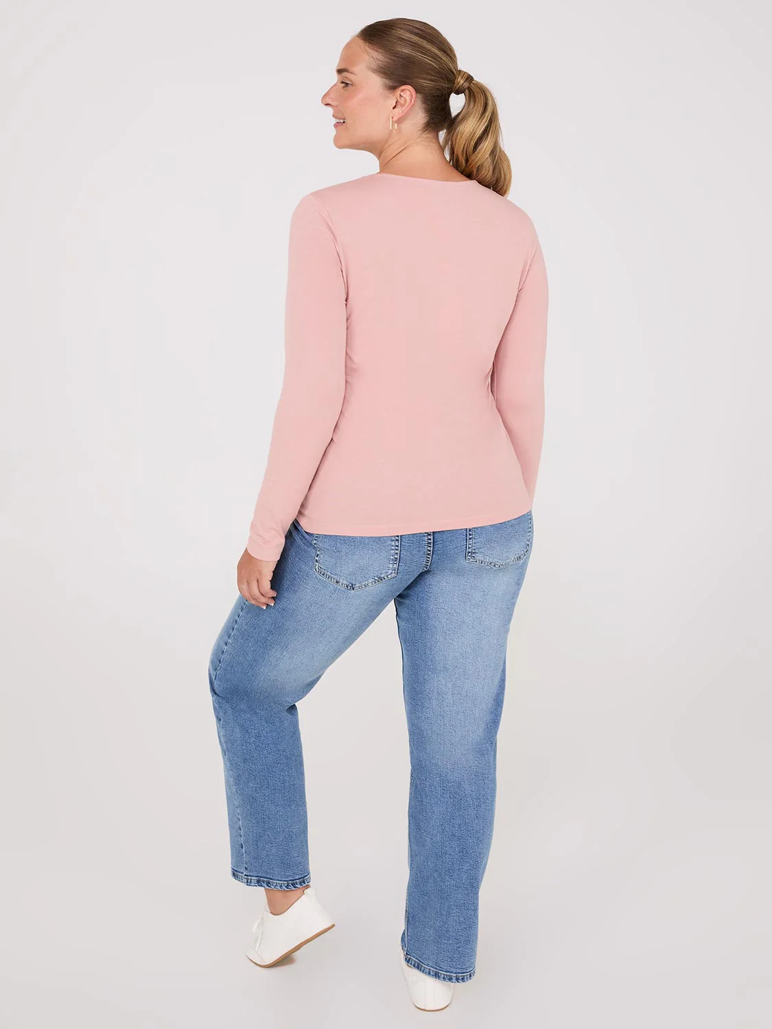 Long Sleeve Round Neck Top - Image 4