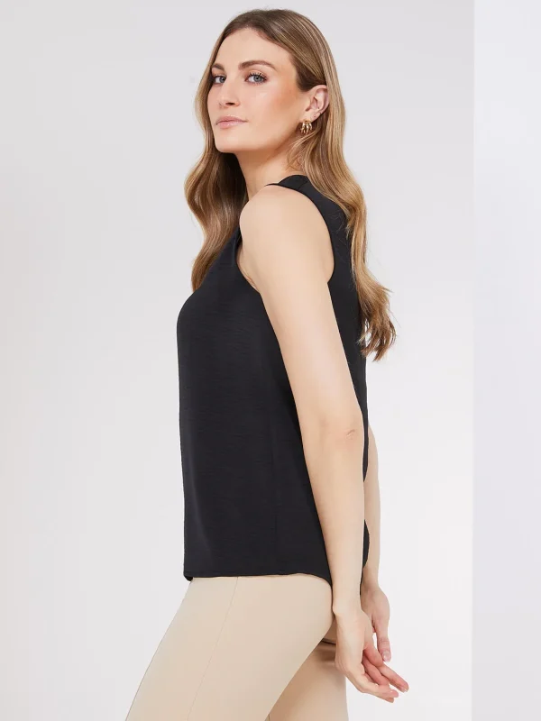 Sleeveless Textured Blouse - Image 8