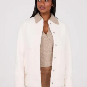 Snap Front Bomber Jacket