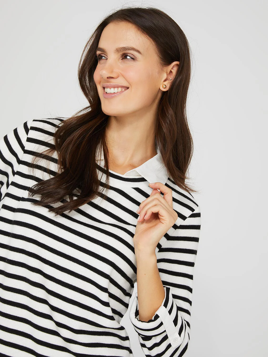2-Fer Striped Long Sleeve Top - Image 3