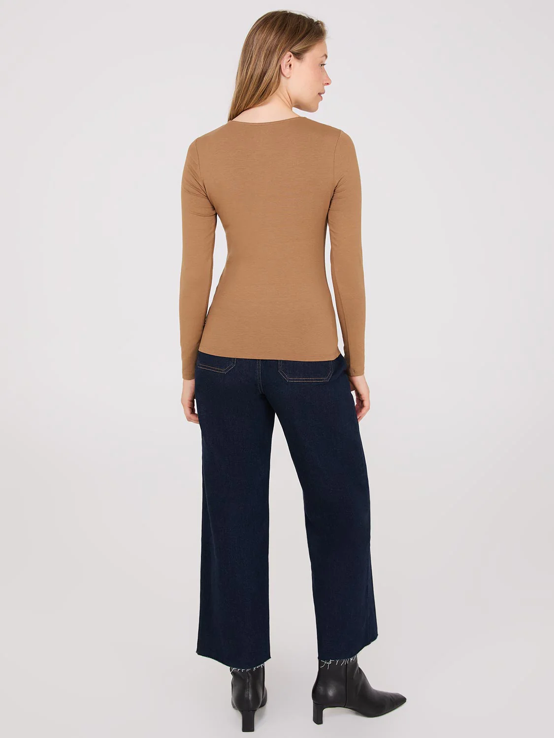 Long Sleeve Round Neck Top - Image 20