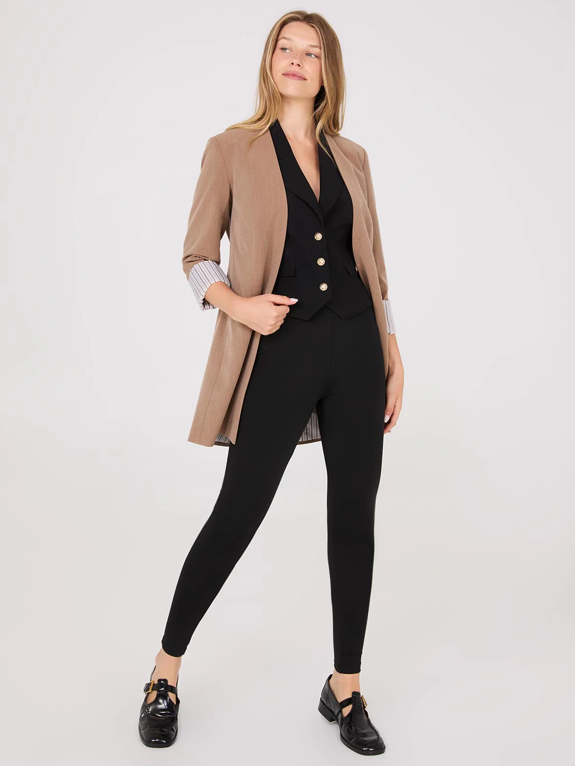 High-Rise Tummy Control Ankle Length Pants - Image 2