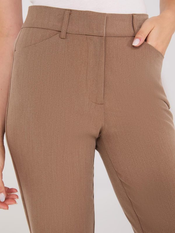 Straight Leg Long Length Slant Pocket Pants - Image 14