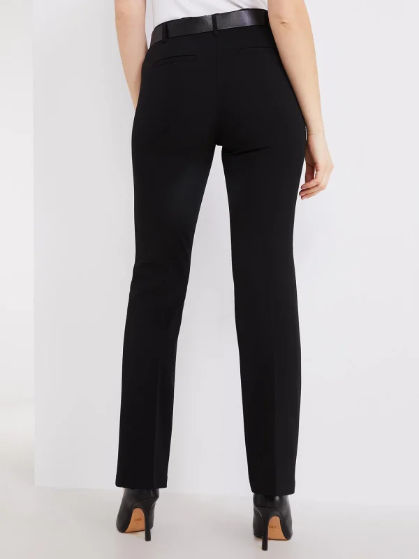 Belted Pintuck Front Pants - Image 5