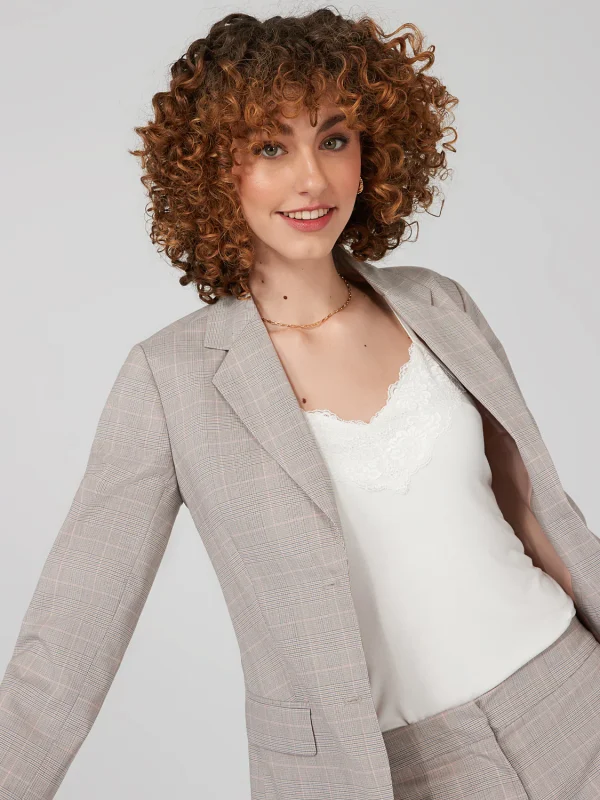 2-Button Blazer With Flap Pockets - Image 2