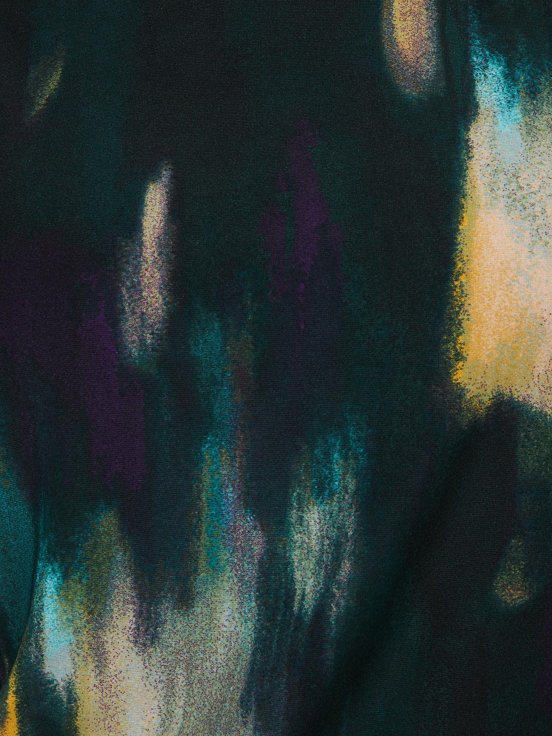 Short Dolman Sleeve Printed Funnel Neck Top - Image 5