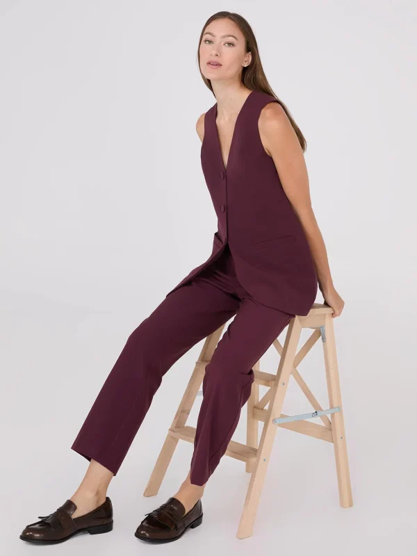 Mid-Rise Pleated Ankle Length Pants - Image 9