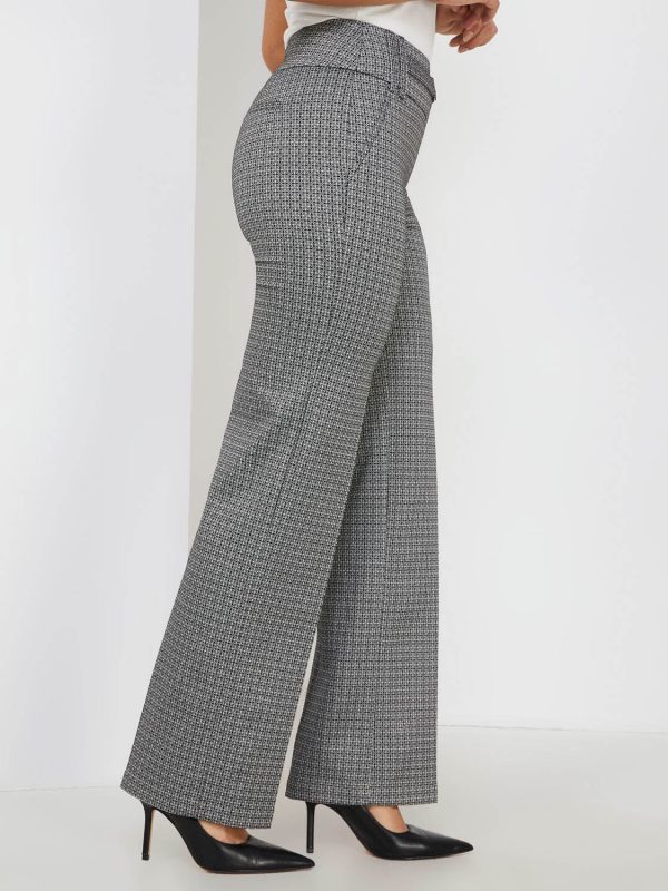 Belted Wide Waistband Pants - Image 3