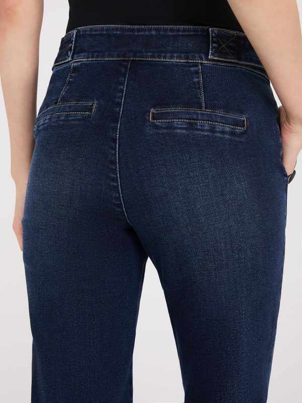 Mid-Rise Long Length Bootcut Sailor Jeans - Image 5