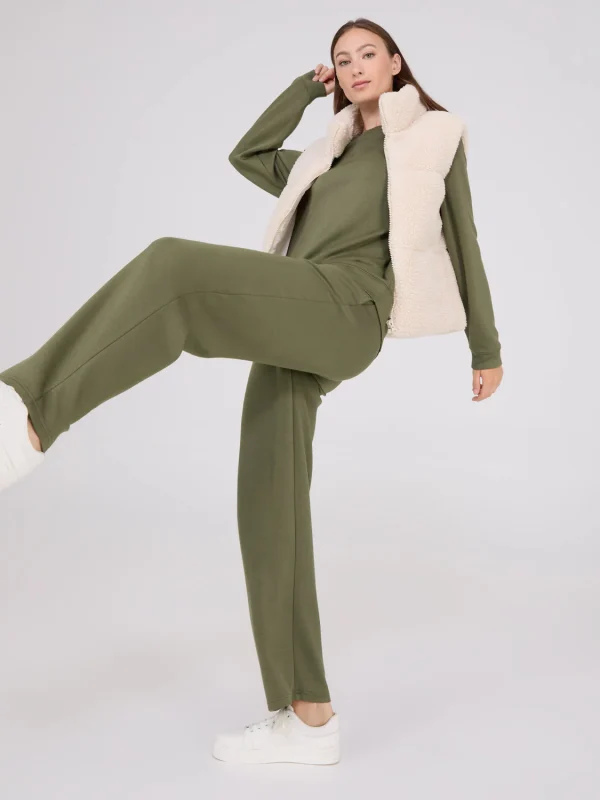 Cloud Fleece Wide-Leg Regular Length Sweatpants - Image 6