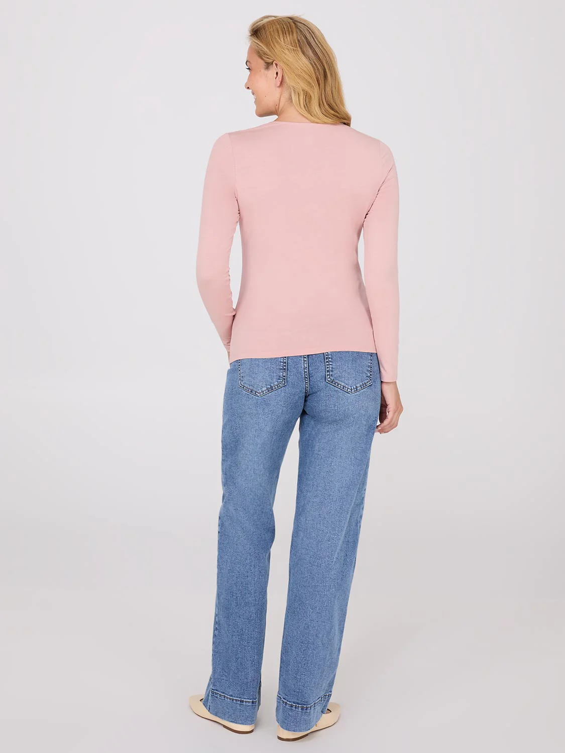 Long Sleeve Round Neck Top - Image 9