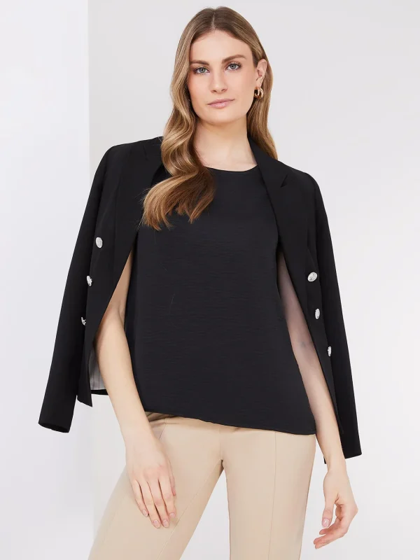 Sleeveless Textured Blouse - Image 6