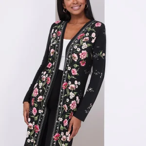 Floral Print Cardigan